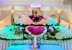 funeral flower arrangement